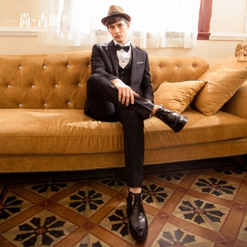 Costume homme en laine pour automne - Ref 1559300