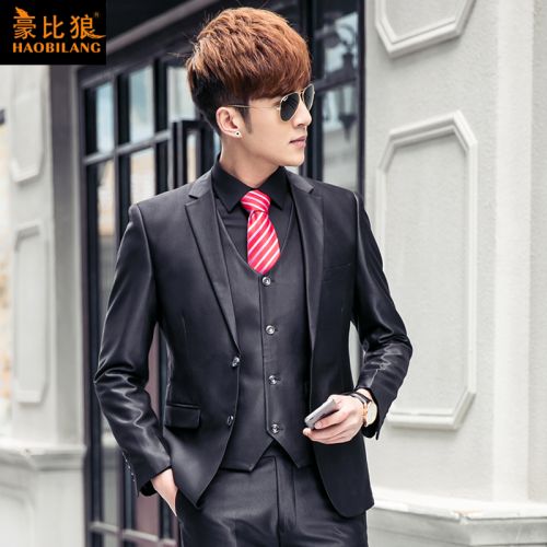 Costume homme Fibre de polyester fibres viscose rayonne pour printemps - Ref 1559315