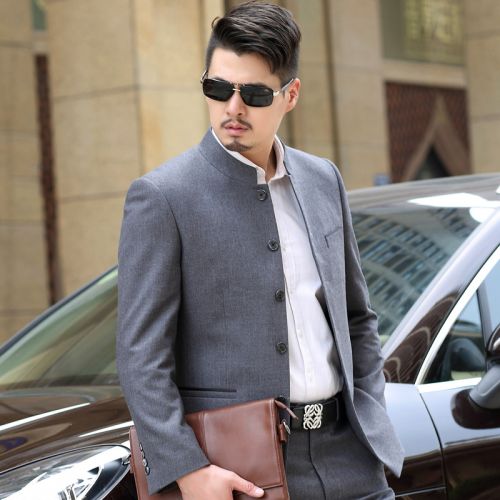 Costume homme Fibre de polyester fibres viscose rayonne pour automne - Ref 1559323