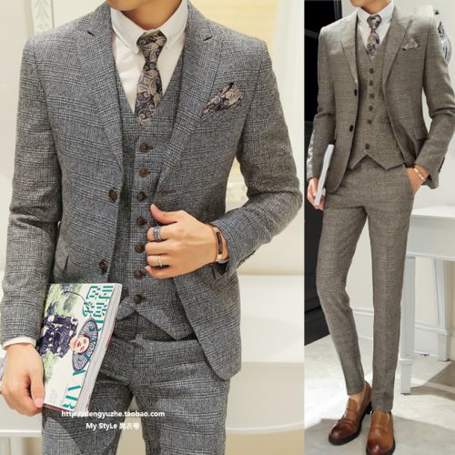 Costume homme en coton pour automne - Ref 1559365