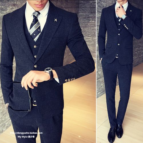 Costume homme en coton pour automne - Ref 1559415