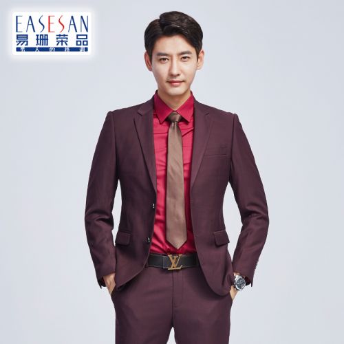Costume homme EASESAN de fibres viscose polyester, rayonne pour automne - Ref 1559913