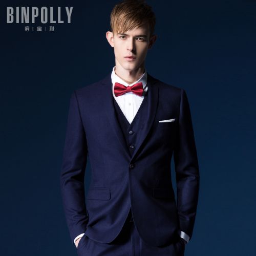 Costume homme BINPOLLY en laine pour printemps - Ref 1560296