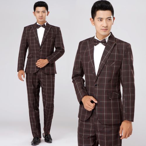Costume homme en coton pour printemps - Ref 1560460