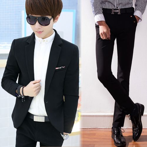 Costume homme en Article flanelle pour printemps - Ref 1560791