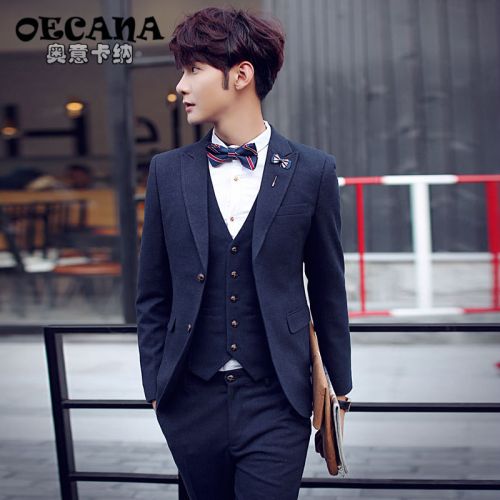 Costume homme OECANA Fibre de polyester fibres viscose rayonne pour printemps - Ref 1560809