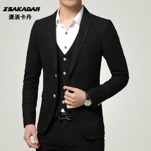 Costume homme XSAKADAN Fibre de polyester fibres viscose rayonne pour printemps - Ref 1560918