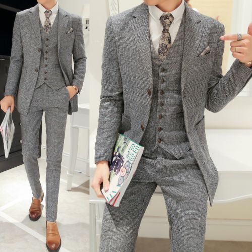 Costume homme en lainage pour Quatre saisons - Ref 1561029