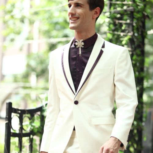 Costume homme FACETON en laine pour Quatre saisons - Ref 1561092