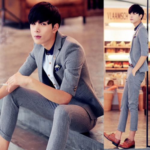 Costume homme en chanvre pour printemps - Ref 1561108