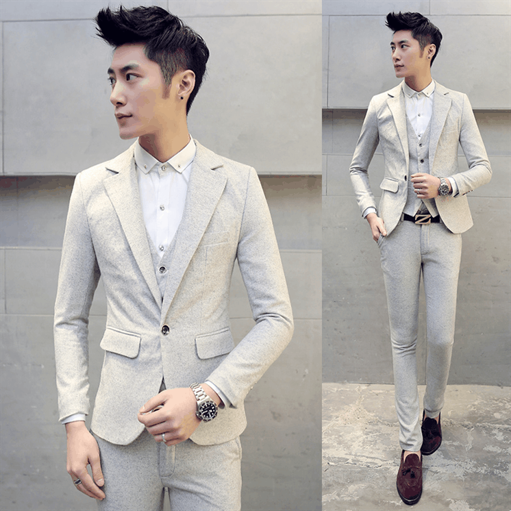 Costume homme FIRUNDIRI en laine pour automne - Ref 1561115