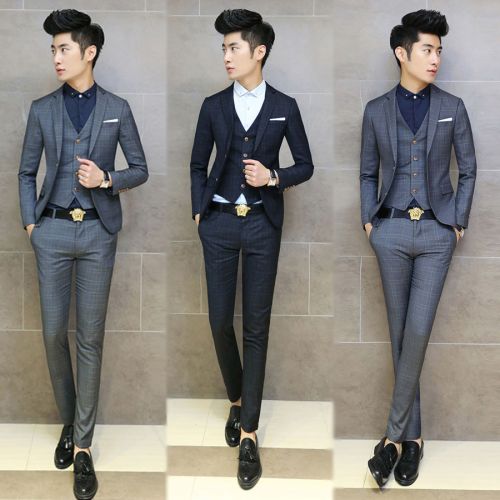 Costume homme en coton pour printemps - Ref 1561408