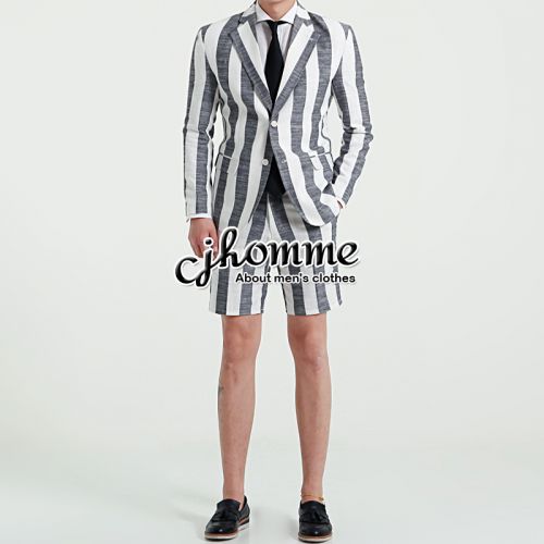 Costume homme en chanvre pour été - Ref 1562043