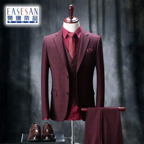 Costume homme EASESAN Fibre de polyester fibres viscose rayonne pour printemps - Ref 1562170