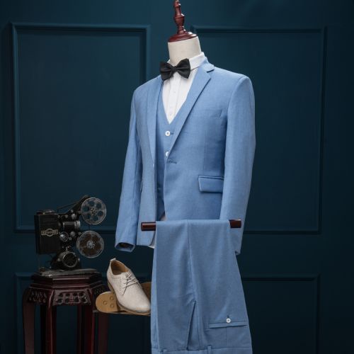 Costume homme en chanvre pour été - Ref 1562196