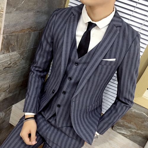 Costume homme en coton pour automne - Ref 1562266