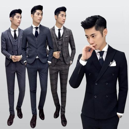 Costume homme en coton pour automne - Ref 1562274
