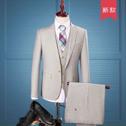 Costume homme POSHAWN Nouvelle fibre de polyester fibres viscose rayonne pour été - Ref 1562393