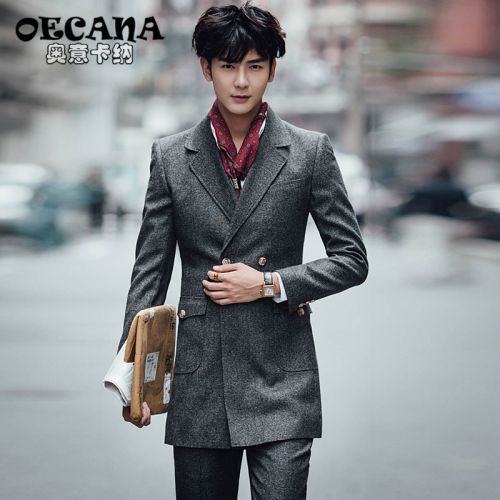 Costume homme OECANA Polyéthylène téréphtalate PET , des fibres de viscose pour automne - Ref 1562401
