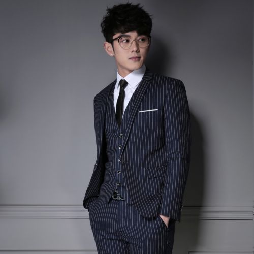 Costume homme en polyester pour automne - Ref 1562419