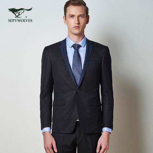 Costume homme SEPTWOLVES de fibres viscose polyester, rayonne 21.9 pour Quatre saisons - Ref 1562562