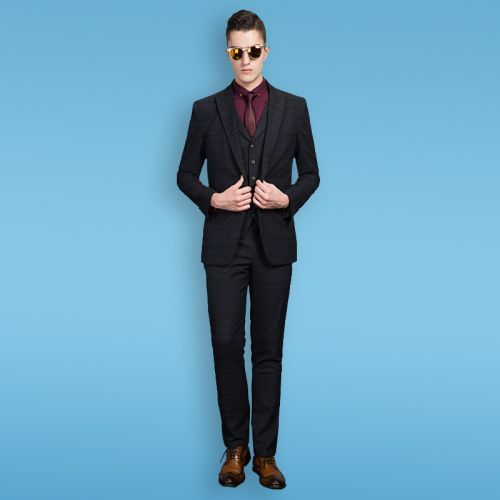 Costume homme ANTSZONE en polyester pour Quatre saisons - Ref 1562688