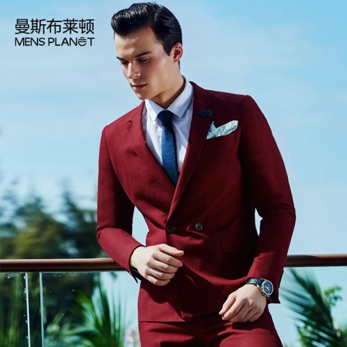 Costume homme MENSPLANET Coton, laine pour printemps - Ref 1562870