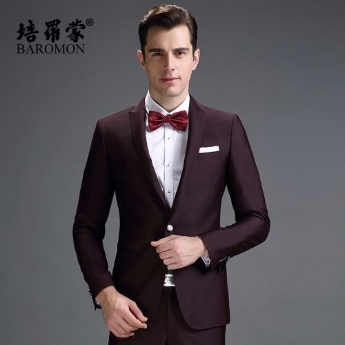 Costume homme BAROMON de fibres viscose polyester, rayonne pour automne - Ref 1563059