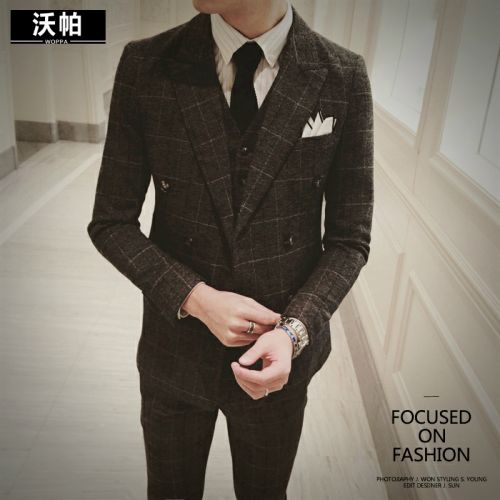 Costume homme en polyester pour automne - Ref 1563131