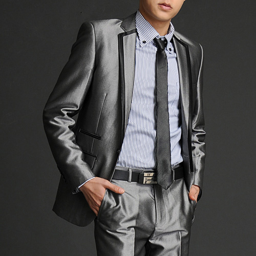 Costume homme en lainage pour automne - Ref 1563307