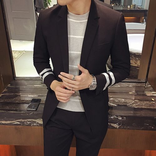Costume homme en coton pour automne - Ref 1563485