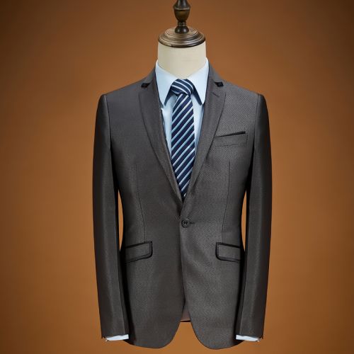 Costume homme ABANLON en polyester pour printemps - Ref 1563550