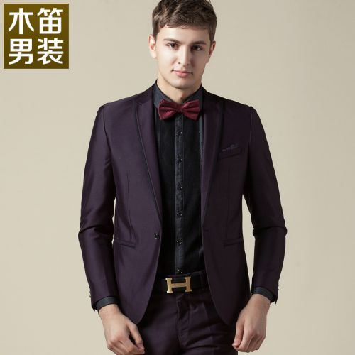 Costume homme Fibre de polyester fibres viscose rayonne pour printemps - Ref 1563669