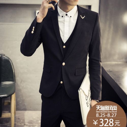 Costume homme en coton pour automne - Ref 1563693