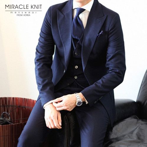 Costume homme en laine pour automne - Ref 1563700