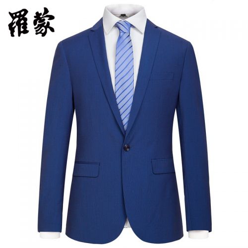 Costume homme ROMON de fibres viscose polyester, rayonne polyuréthane élastique fibreux spandex pour printemps - Ref 1563874