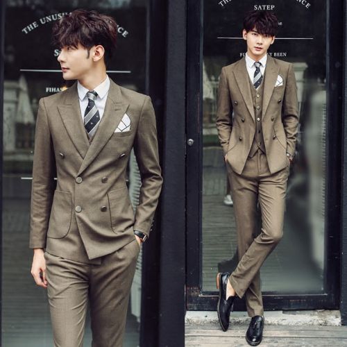 Costume homme en polyester pour automne - Ref 1563981