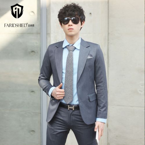 Costume homme FARID SHIED en polyester pour printemps - Ref 1563990