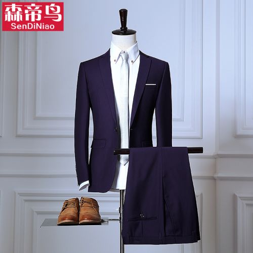 Costume homme Fibre de polyester fibres viscose rayonne pour Quatre saisons - Ref 1564408