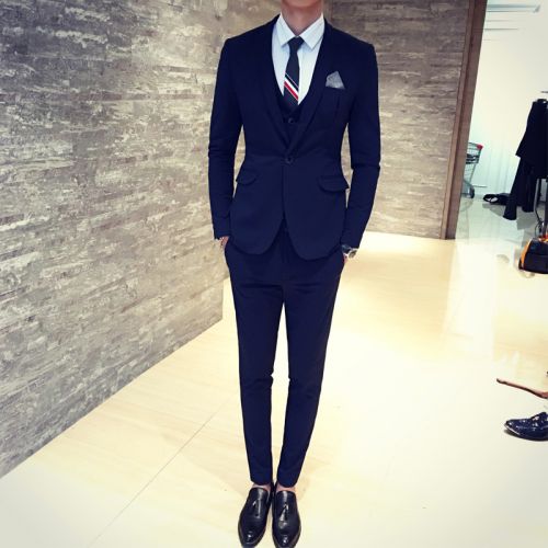 Costume homme en polyester pour automne - Ref 1564732