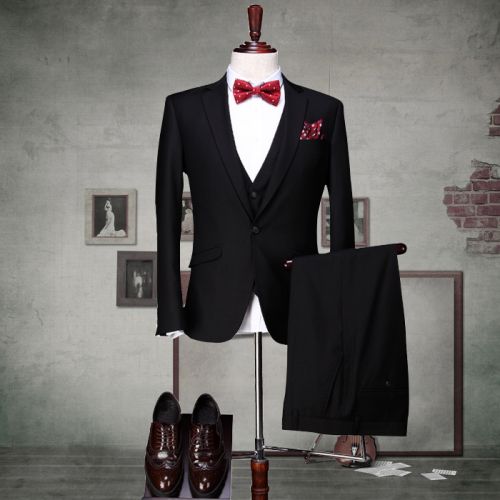 Costume homme en laine pour automne - Ref 1564790