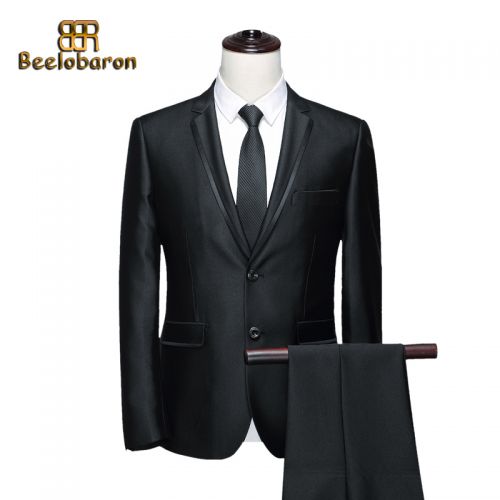 Costume homme BEELOBARON fibre de polyester fibres viscose rayonne pour Quatre saisons - Ref 1564818