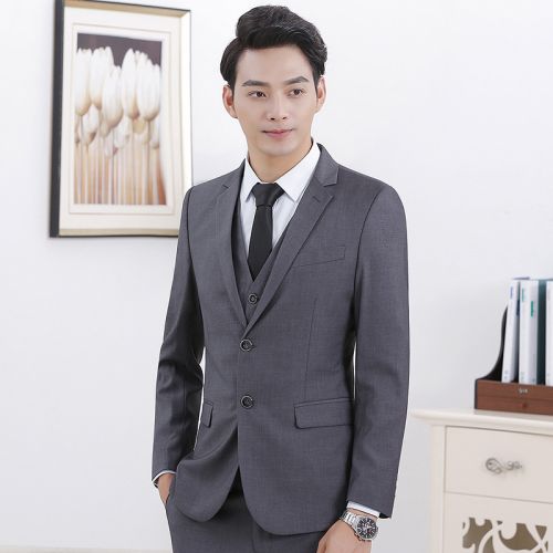 Costume homme Laine polyester de fibres nouveau pour automne - Ref 1564928