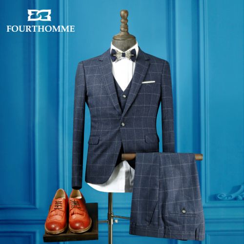 Costume homme FOURTHOMME en polyester pour Quatre saisons - Ref 1565147