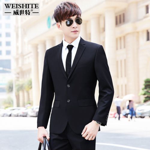 Costume homme les fibres de viscose rayonne polyéthylène téréphtalate PET pour automne - Ref 1565180