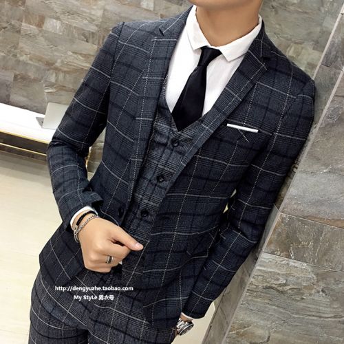 Costume homme en coton pour automne - Ref 1565220