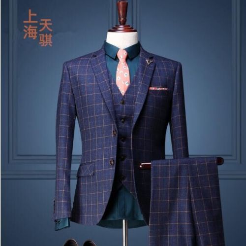 Costume homme en laine pour automne - Ref 1565311