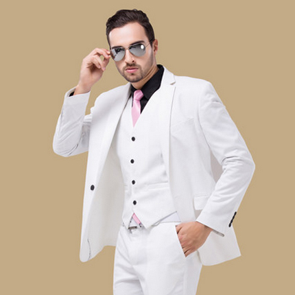 Costume homme POSHAWN Fibre de polyester fibres viscose rayonne pour Quatre saisons - Ref 1565330