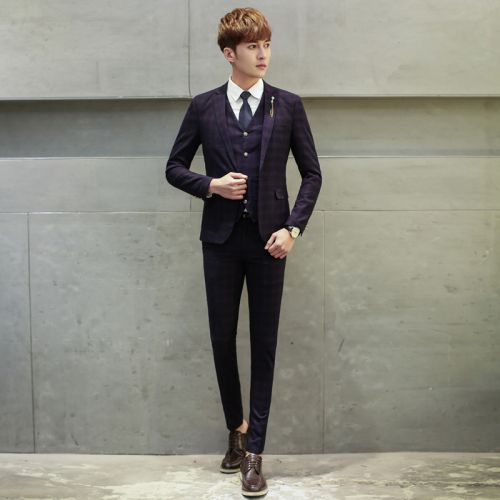 Costume homme en chanvre pour automne - Ref 1565714