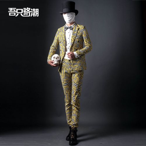 Costume homme en coton pour automne - Ref 1565833